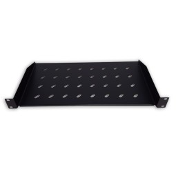 Plateau fix 19 pouces , 1U, 1000mm, Noir Plateau fix 19 pouces