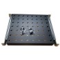 Plateau coulissant19 pouces , 1U, 800mm, Noir