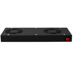 Kit de ventilation, 2 fans, On/Off, Thermostat pour coffret mural