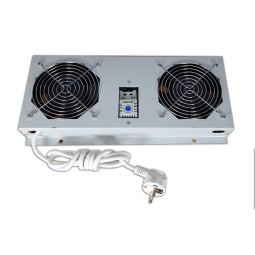 Kit de ventilation, 2 fans, On/Off, Thermostat pour coffret mural IP55